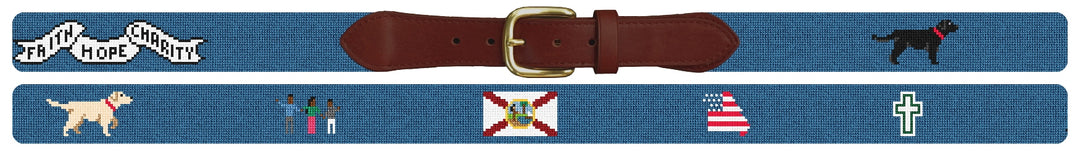 Custom Needlepoint Belt