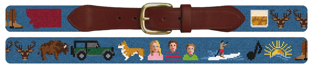 Custom Needlepoint Belt
