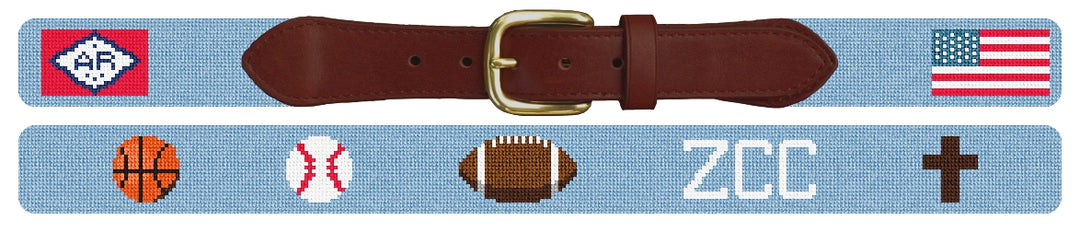 Custom Needlepoint Belt