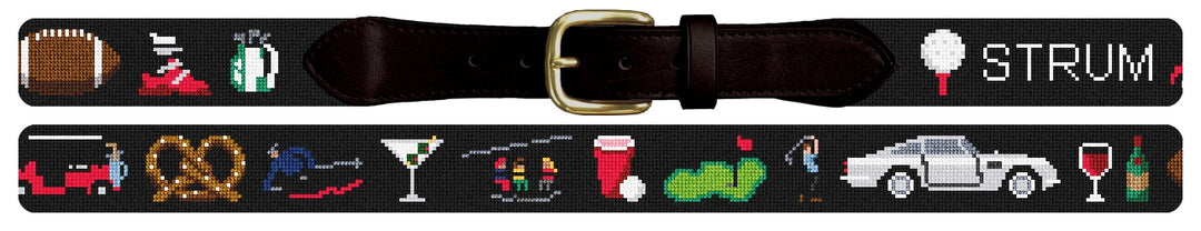 Custom Needlepoint Belt