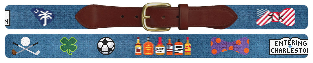 Custom Needlepoint Belt