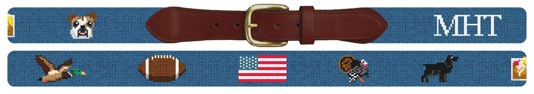 Custom Needlepoint Belt