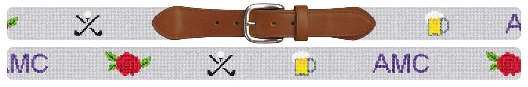 Custom Needlepoint Belt