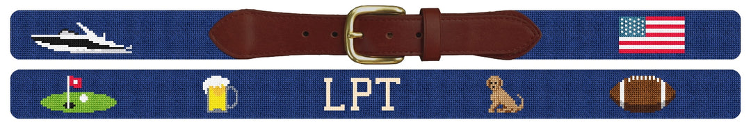 Custom Needlepoint Belt