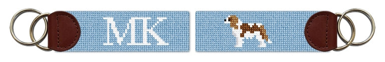 Custom Needlepoint Key Fob