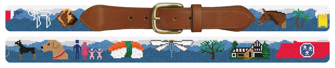 Custom Needlepoint Belt