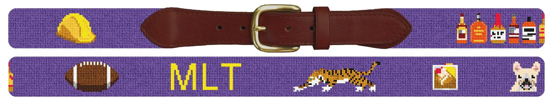Custom Needlepoint Belt