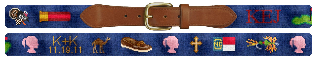 Custom Needlepoint Belt
