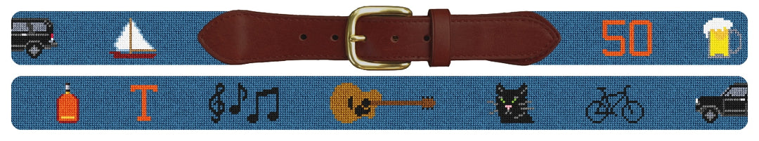 Custom Needlepoint Belt