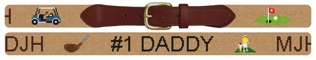 Custom Needlepoint Belt