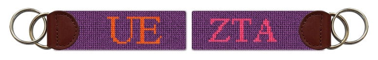 Custom Needlepoint Key Fob