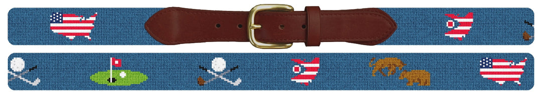 Custom Needlepoint Belt