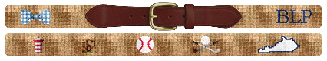 Custom Needlepoint Belt