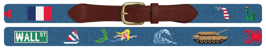 Custom Needlepoint Belt