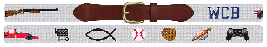 Custom Needlepoint Belt