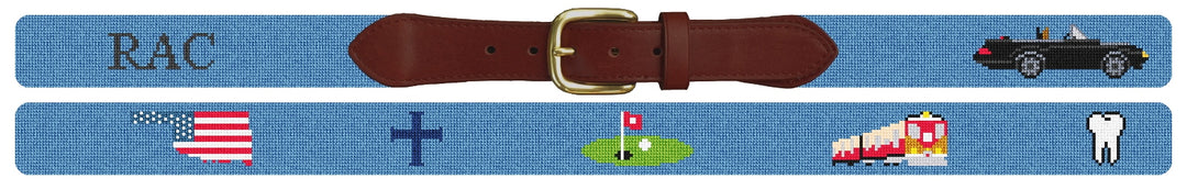 Custom Needlepoint Belt