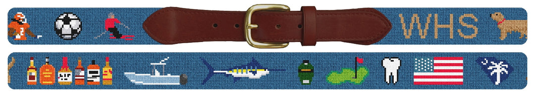 Custom Needlepoint Belt