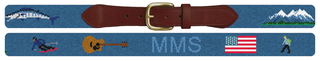 Custom Needlepoint Belt