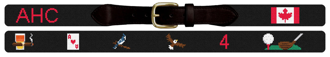 Custom Needlepoint Belt