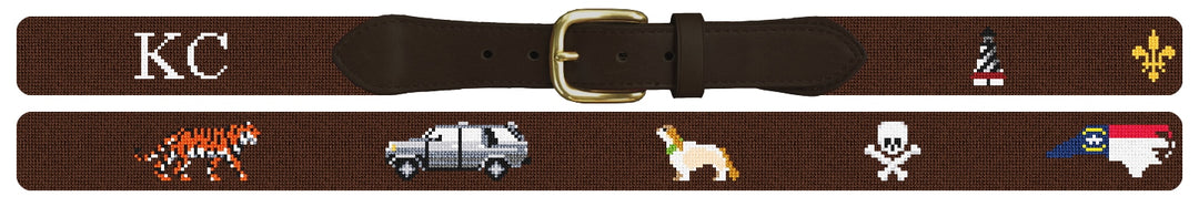 Custom Needlepoint Belt