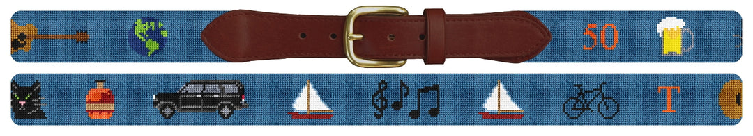 Custom Needlepoint Belt