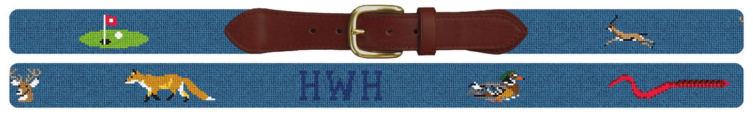 Custom Needlepoint Belt