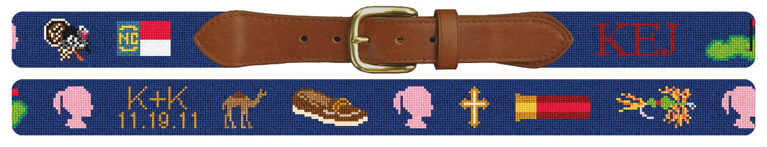 Custom Needlepoint Belt