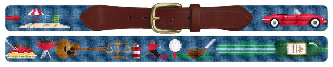 Custom Needlepoint Belt