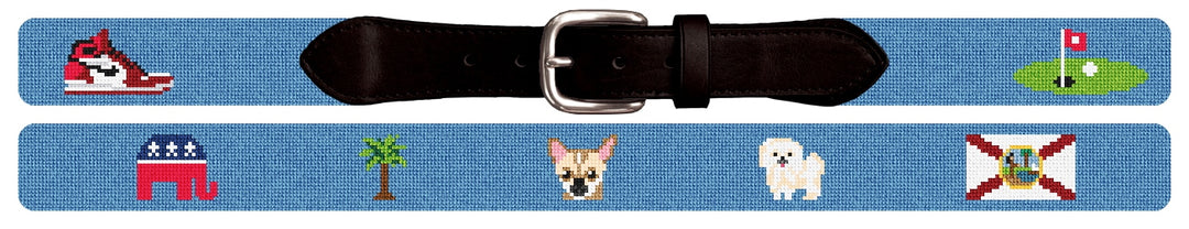 Custom Needlepoint Belt
