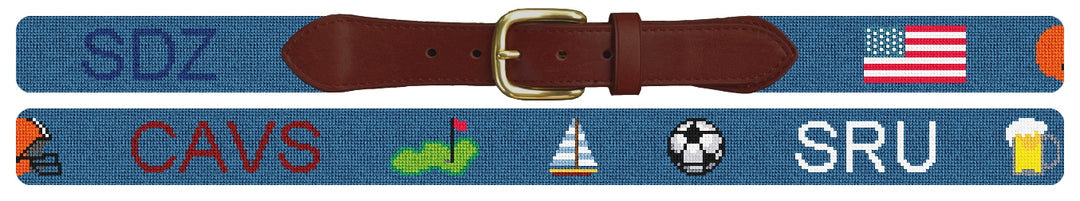 Custom Needlepoint Belt