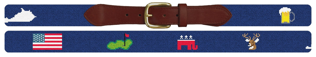 Custom Needlepoint Belt
