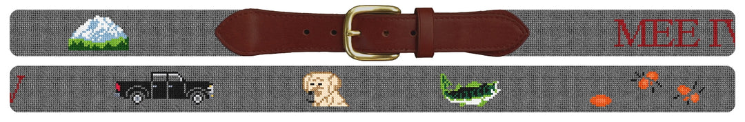 Custom Needlepoint Belt
