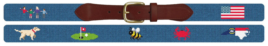 Custom Needlepoint Belt