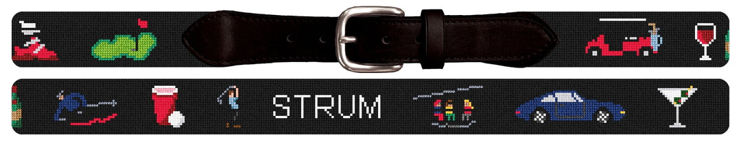 Custom Needlepoint Belt
