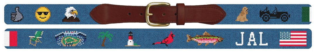 Custom Needlepoint Belt