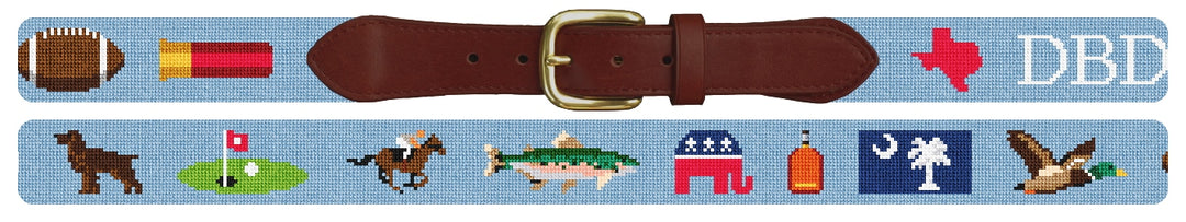 Custom Needlepoint Belt