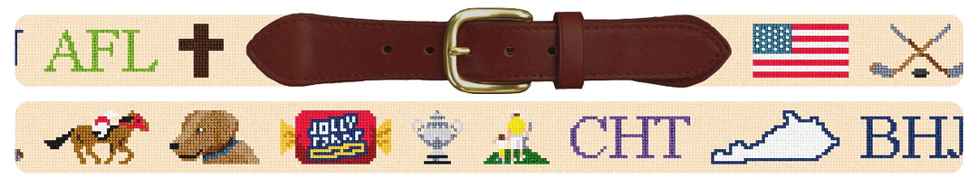 Custom Needlepoint Belt