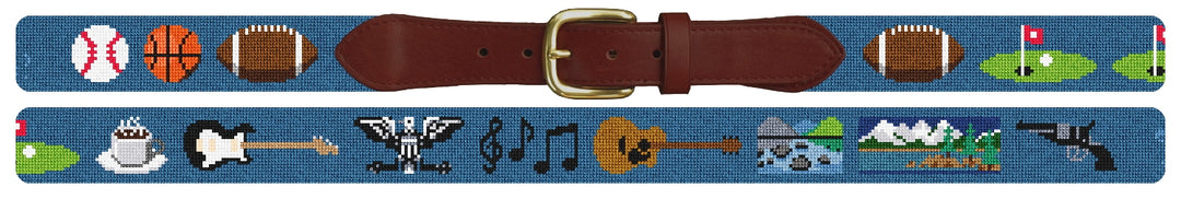 Custom Needlepoint Belt