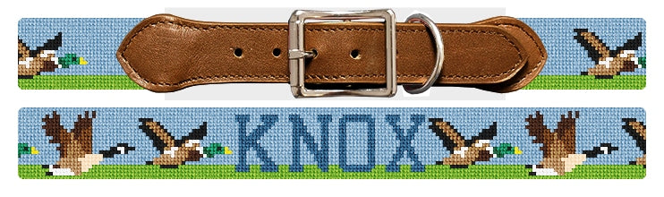 Custom Needlepoint Dog Collar