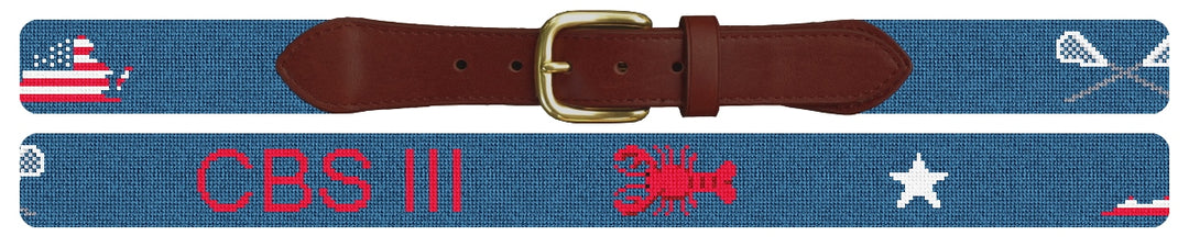 Custom Needlepoint Belt