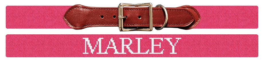 Custom Needlepoint Dog Collar