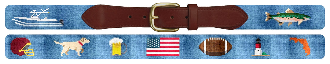 Custom Needlepoint Belt