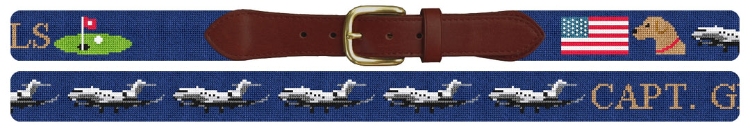 Custom Needlepoint Belt
