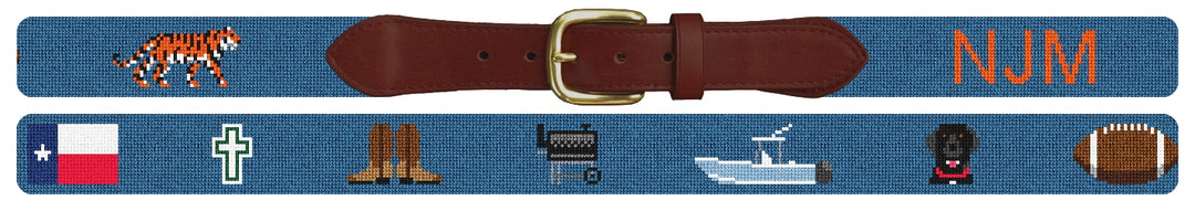 Custom Needlepoint Belt