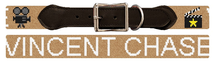Custom Needlepoint Dog Collar