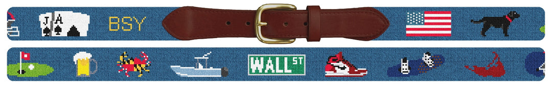Custom Needlepoint Belt