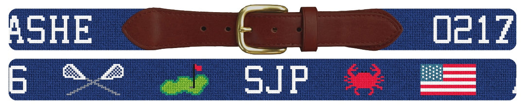 Custom Needlepoint Belt