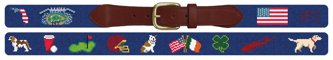 Custom Needlepoint Belt