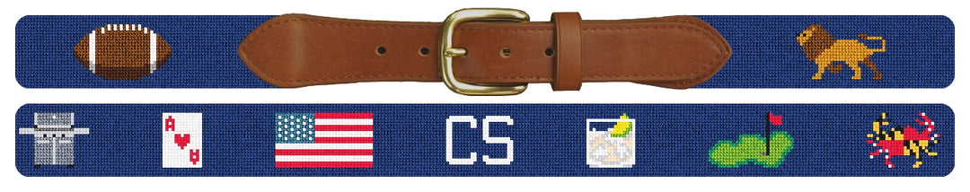 Custom Needlepoint Belt
