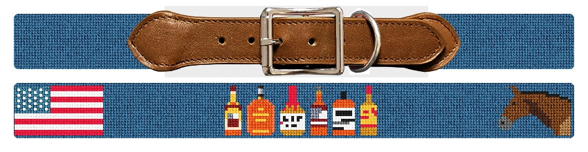 Custom Needlepoint Dog Collar